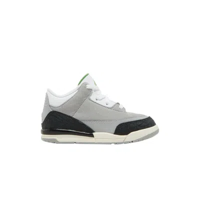Pre-owned Air Jordan 3 Retro Td 'chlorophyll' | Grey | Infant Size 3 In Gray