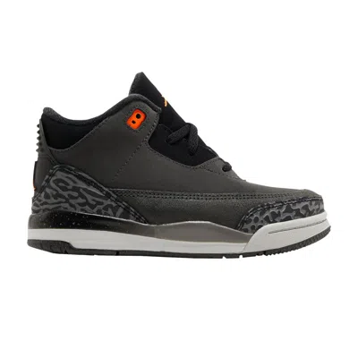 Pre-owned Air Jordan 3 Retro Td 'fear' 2023 | Grey | Infant Size 9 In Gray