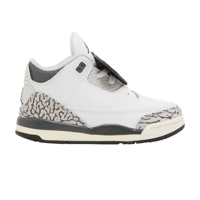 Pre-owned Air Jordan 3 Retro Td 'hide N' Sneak' | White | Infant Size 9