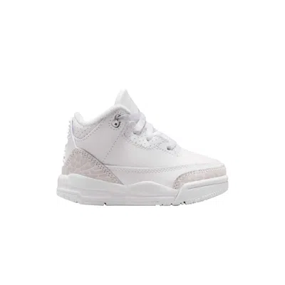 Pre-owned Air Jordan 3 Retro Td 'pure Money' 2025 | White | Infant Size 9
