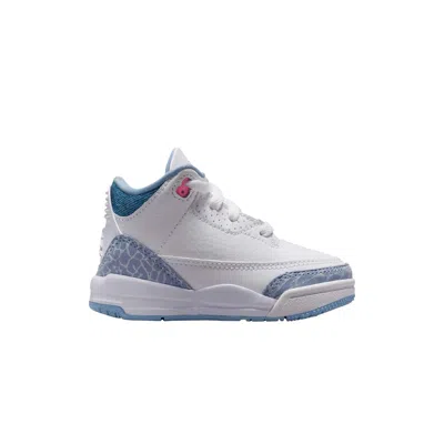 Pre-owned Air Jordan 3 Retro Td 'white Cobalt Bliss' | Infant Size 5
