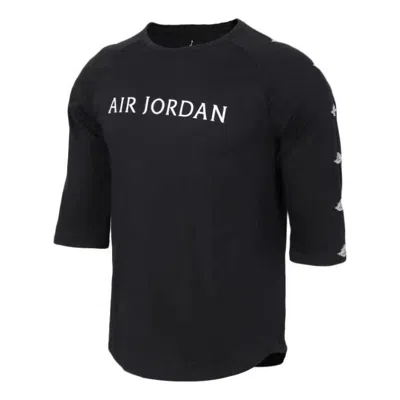 Air Jordan 3/4 Sleeve T-shirt 'black'