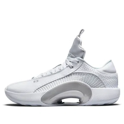 Air Jordan 35 Low Pf 'white Metallic Silver' In Multi