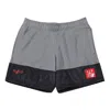 Air Jordan 4 Legacy Knit Basketball Sports Shorts 'grey Black' In Multi