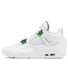 Air Jordan 4 Retro 'green Metallic' In White