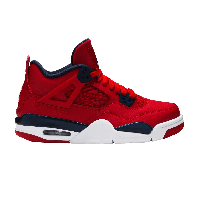 Pre-owned Air Jordan 4 Retro Gs 'fiba' In Red