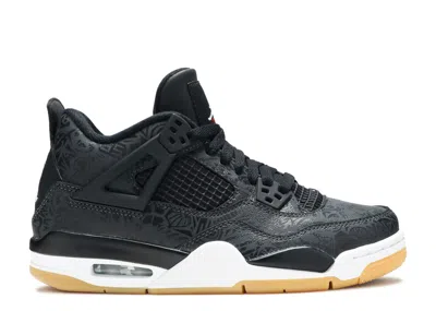 Air Jordan 4 Retro Gs 'laser' In Black