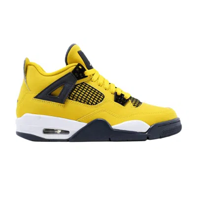 Pre-owned Air Jordan 4 Retro Gs 'lightning' 2021 Sample | Yellow | Kid's Size 4