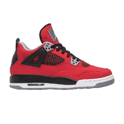 Pre-owned Air Jordan 4 Retro Gs 'toro Bravo' In Red