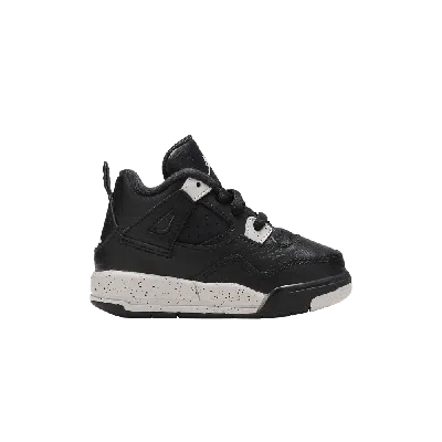 Pre-owned Air Jordan 4 Retro Ls Ps 'oreo' In Black