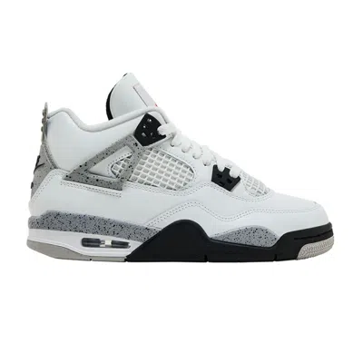 Pre-owned Air Jordan 4 Retro Og Gs 'white Cement' 2025 | Kid's Size 5