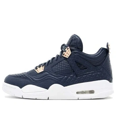 Air Jordan 4 Retro Prm 'obsidian' In Blue