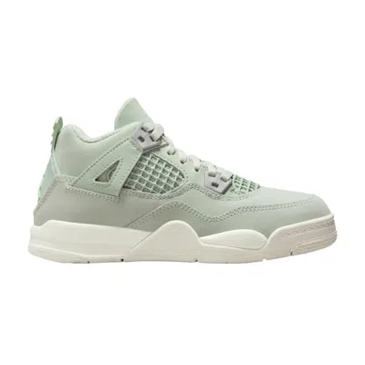 Pre-owned Air Jordan 4 Retro Ps 'abundance / Seafoam' | Green | Kid's Size 12