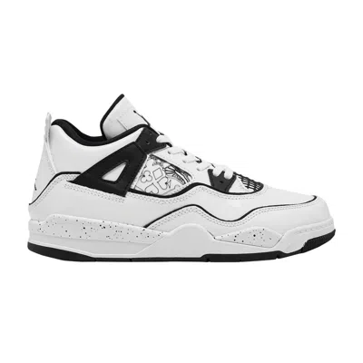 Pre-owned Air Jordan 4 Retro Ps 'diy' | White | Kid's Size 1.5