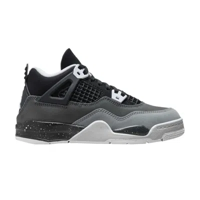 Pre-owned Air Jordan 4 Retro Ps 'fear' 2024 | Black | Kid's Size 3