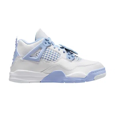 Pre-owned Air Jordan 4 Retro Ps 'forget Me Not' | White | Kid's Size 11