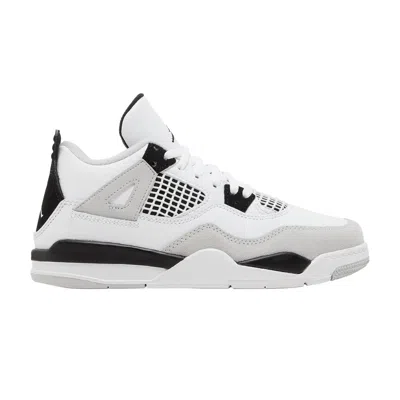 Pre-owned Air Jordan 4 Retro Ps 'military Black' | White | Kid's Size 11