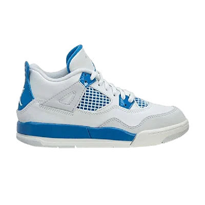 Pre-owned Air Jordan 4 Retro Ps 'military Blue'