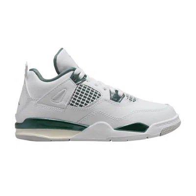 Pre-owned Air Jordan 4 Retro Ps 'oxidized Green' | White | Kid's Size 12.5