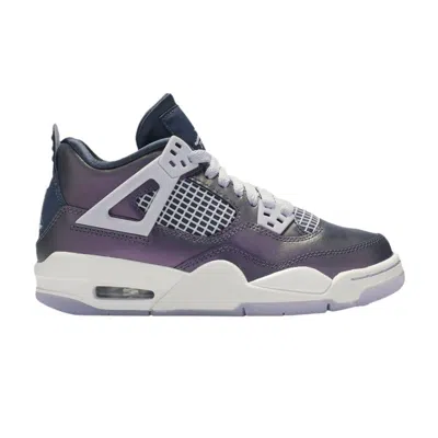 Pre-owned Air Jordan 4 Retro Se Gs 'monsoon Blue' | Kid's Size 4