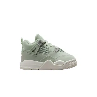 Pre-owned Air Jordan 4 Retro Td 'abundance / Seafoam' | Green | Infant Size 3