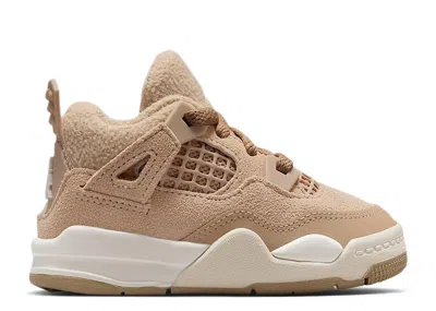 Air Jordan Babies'  4 Retro Td 'cozy Girl' In Brown