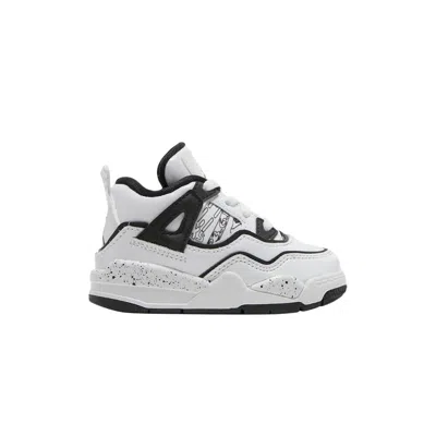 Pre-owned Air Jordan 4 Retro Td 'diy' | White | Infant Size 4