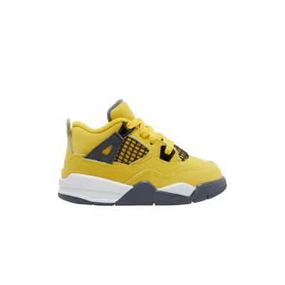 Pre-owned Air Jordan 4 Retro Td 'lightning' 2021 | Yellow | Infant Size 4