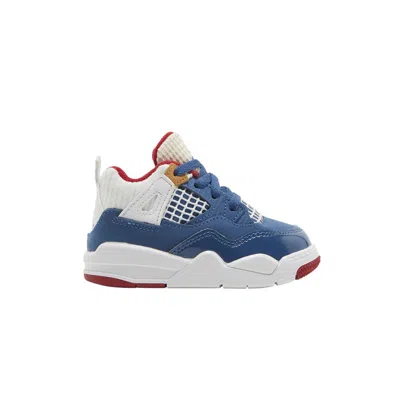 Pre-owned Air Jordan 4 Retro Td 'messy Room' | Blue | Infant Size 5