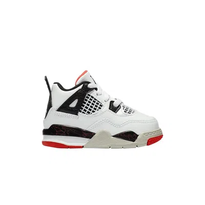 Pre-owned Air Jordan 4 Retro Td 'pale Citron' | White | Infant Size 7
