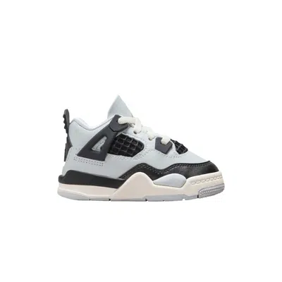 Pre-owned Air Jordan 4 Retro Td 'platinum Gold' | Grey | Infant Size 10 In Gray