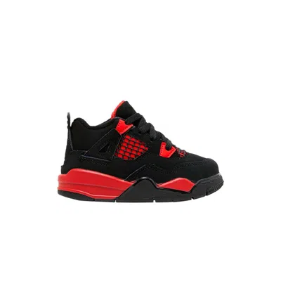 Pre-owned Air Jordan 4 Retro Td 'red Thunder' | Infant Size 6