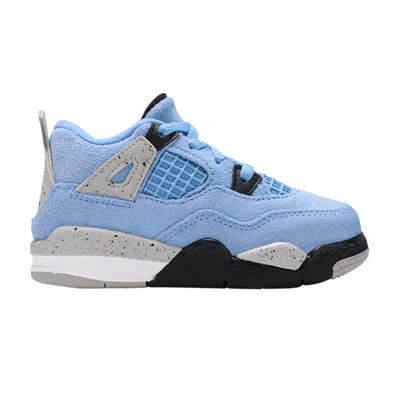 Pre-owned Air Jordan 4 Retro Td 'university Blue' | Infant Size 10