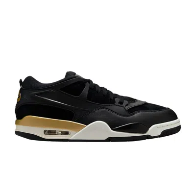 Pre-owned Air Jordan 4 Rm 'black/sail/team Gold/metallic Gold' | Men's Size 12