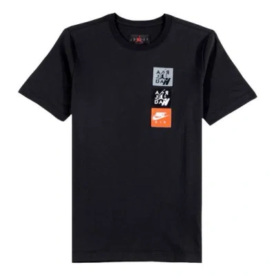 Air Jordan 4legacy Woven Labels S T-shirt 'black'