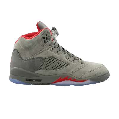 Pre-owned Air Jordan 5 Retro Gs 'camo' In Grey