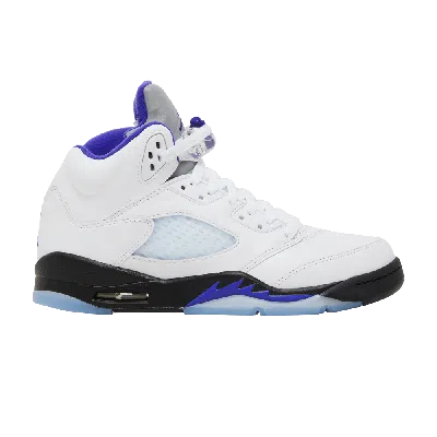 Pre-owned Air Jordan 5 Retro Gs 'concord' In White