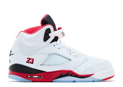 Air Jordan 5 Retro Gs 'fire Red' 2025 In White