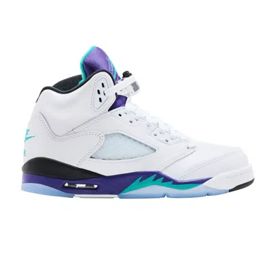 Pre-owned Air Jordan 5 Retro Gs 'grape' 2025 | White | Kid's Size 4.5