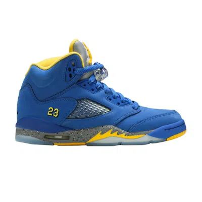 Pre-owned Air Jordan 5 Retro Gs 'laney' | Blue | Kid's Size 4