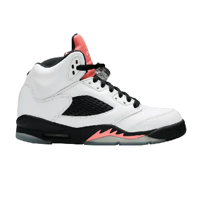 Pre-owned Air Jordan 5 Retro Gs 'sunblush' In White