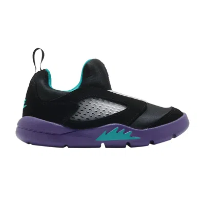 Pre-owned Air Jordan 5 Retro Little Flex Ps 'black Grape' | Kid's Size 3