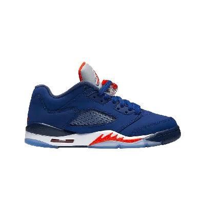 Pre-owned Air Jordan 5 Retro Low Gs 'knicks' In Blue