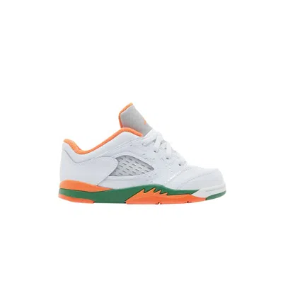 Pre-owned Air Jordan 5 Retro Low Td 'hurricanes' | Grey | Infant Size 9