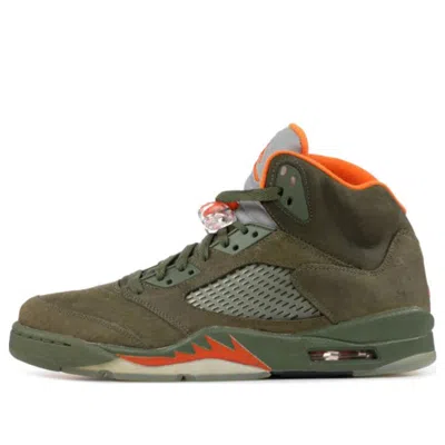 Air Jordan 5 Retro Ls 'olive' In Green