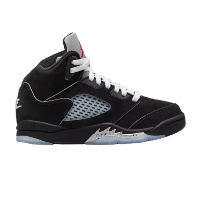 Pre-owned Air Jordan 5 Retro Og Ps 'black Metallic Reimagined' | Kid's Size 13