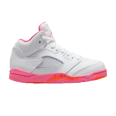 Pre-owned Air Jordan 5 Retro Ps 'pinksicle' In White