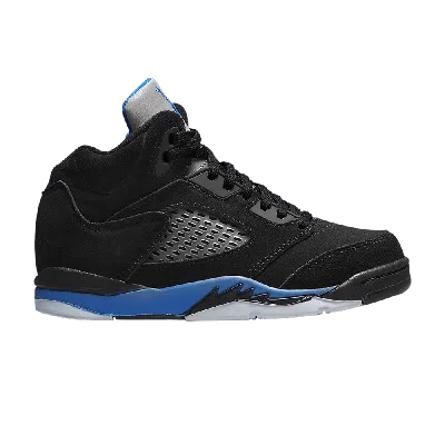 Pre-owned Air Jordan 5 Retro Ps 'racer Blue' In Black