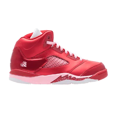 Pre-owned Air Jordan 5 Retro Ps 'valentines Day' In Red