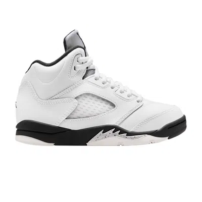 Pre-owned Air Jordan 5 Retro Ps 'white Black' | Kid's Size 12